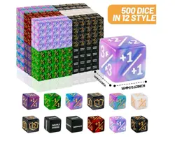 500 Pieces MTG Counter Bulk Keyword Counters Life Counter Tokens Dice New! - Image 5