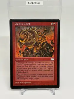 Magic the Gathering ~ MTG ~ 1x Goblin Bomb ~ Weatherligh - Image 1