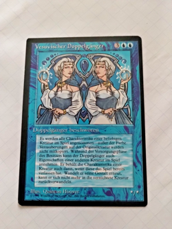 Mtg Vesuvian Doppelganger (Vesuvischer Doppelganger) German FBB Miscut -Uncirced - Image 1