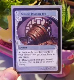 MTG MB2 Sensei's Divining Top (Future Sight) U 231 NM Scan Pack Fresh - Image 1