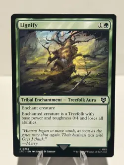 Lignify 252 C Commander: The Lord of the Rings: Tales of Middle-earth NM MTG - Image 1