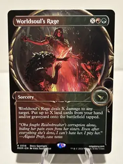 Worldsoul's Rage (Showcase) 316 R Murders at Karlov Manor NM MTG - Image 1