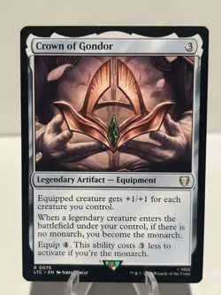 Crown of Gondor 75 R Commander: The Lord of the Ring NM MTG - Image 1