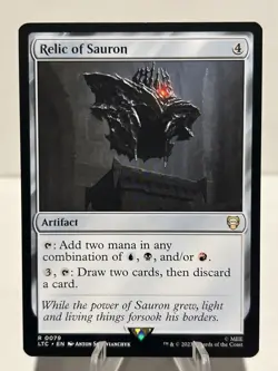 Relic of Sauron 79 R Commander: The Lord of the Rings NM MTG - Image 1