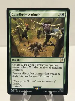 Galadhrim Ambush 38 R Commander: The Lord of the Rings NM MTG - Image 1