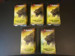 Magic The Gathering Time Spiral Remastered 3-Booster Draft Pack Lot of 5 New - Image 1