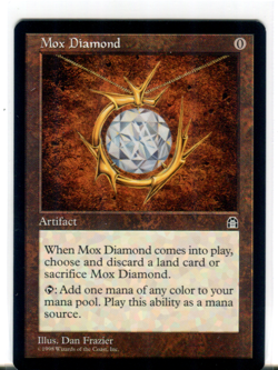 MTG Stronghold - MOX DIAMOND - Pack Fresh Near Mint/Mint - See High Res Scans. - Image 1