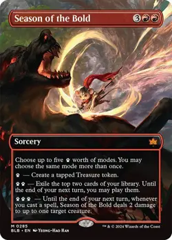 Season of the Bold (0285) - Bloomburrow - Mythic Rare Borderless - Image 1