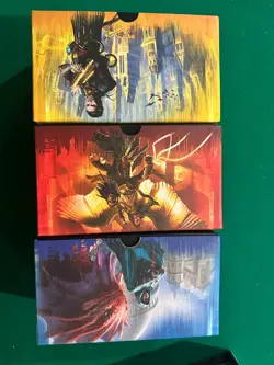 MTG: Return to Ravnica Block (RTR, GTC, DGM) EMPTY Fat Pack Boxes. - Image 3