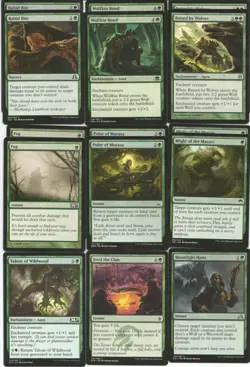 Green Wolves -60 Card Magic the Gathering Deck-MTG-RTP-casual - Image 2