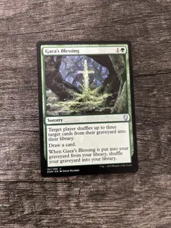 MTG 1x Gaea's Blessing x1 LP Dominaria - Image 1