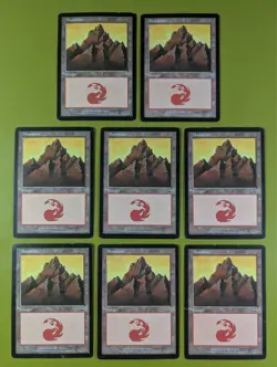8 Mountain (343) Mercadian Masques Magic the Gathering MTG 8 - Image 1