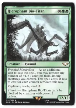 Hierophant Bio-Titan 92 MTG 40K NM - Image 1