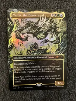 Magic MTG - Yarok, The Desecrated Foil - Secret Lair- Encyclopedia Of Magic - Image 1