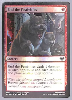 End the Festivities - Foil - 155 - Innistrad: Crimson Vow (VOW) MTG - Image 1