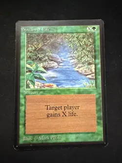 Magic The Gathering: Beta Stream of Life MTG Beta - Image 1