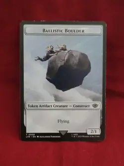 Ballistic Boulder- Food Token Universes Beyond: the Lord of the Rings Mtg - Image 1
