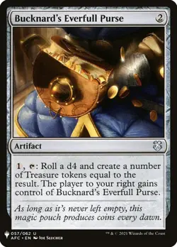 NM Bucknard's Everfull Purse, MTG, The List, Magic the Gathering, 57 - Image 1