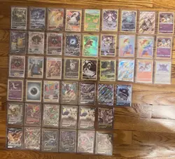 Pokemon 46 Card Sword And Shield Lot Ft Pikachu TG 16 Leafeon GG35 - Image 1