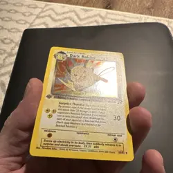 Pokemon Dark Raichu 83/82 Holo Rare 1st Edition Vintage Great Condition - Image 4