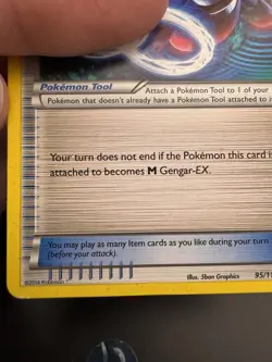 Pokemon Gengar Spirit Link 95/119 XY - Phantom Forces Regular MP - Image 5