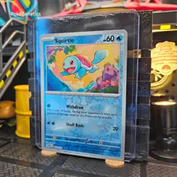 Squirtle 151 Reverse Holo Pokemon TCG 007/165 Scarlet & Violet Common - Image 2