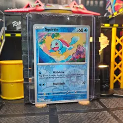Squirtle 151 Reverse Holo Pokemon TCG 007/165 Scarlet & Violet Common - Image 3
