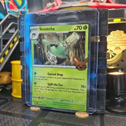 Sinistcha Trick or Trade Cosmos Holo Twilight Masquerade Pokemon TCG 022/167 S&V - Image 2