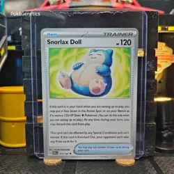 Snorlax Doll Paradox Rift Pokemon TCG 175/182 Scarlet & Violet Uncommon - Image 1