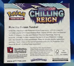 Pokemon 2021 Sword & Shield Chilling Reign Booster Box TCG Sealed Nm Mint - Image 3