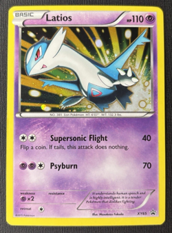 Latios XY65 Pokemon XY Black Star Promo Holo (LP - Lightly Played) - Image 1