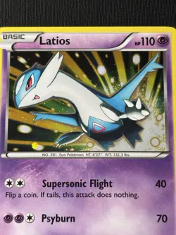 Latios XY65 Pokemon XY Black Star Promo Holo (LP - Lightly Played) - Image 3