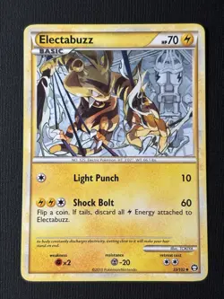Pokemon Elekid #21 & Electabuzz #33 & Electivire #20 Card Set HS Triumphant - Image 4