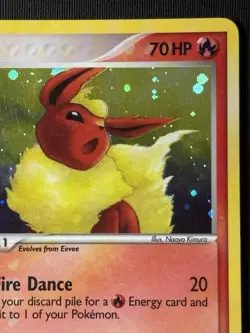 Pokemon Flareon 5/115 Holo Rare Unseen Forces Card (EXCELLENT - LP) - Image 4