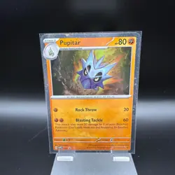 Pokemon | Pupitar | SVP 120 Black Star Promo Cosmos Holo TCG Card BSP - Image 1