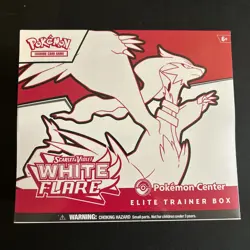 Pokemon Center Scarlet & Violet White Flare ETB Elite Trainer Box New And Sealed - Image 1