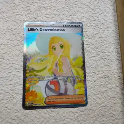 Lillie's Determination 184/132 Me01: Mega Evolution Holo Pokemon Tcg NM/MINT - Image 4