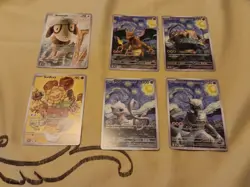6 Starry Night Pokemon x Van Gogh Promo Card - NM - Image 1