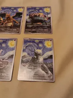 6 Starry Night Pokemon x Van Gogh Promo Card - NM - Image 2