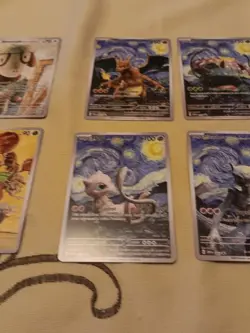 6 Starry Night Pokemon x Van Gogh Promo Card - NM - Image 3
