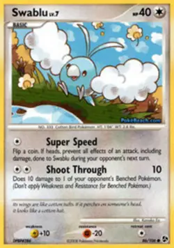 Pokemon - Swablu - 86/106 - Common - Great Encounters - NM - Image 1