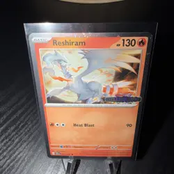 Reshiram 022/142 Pokemon Stellar Crown Stamped Cosmos Holo Promo NM+ - Image 1