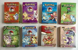 Pokemon Theme Deck BOXES ONLY WOTC Brushfire Zap! Blackout Grass Chopper & More - Image 1