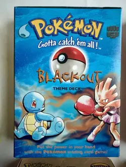 Pokemon Theme Deck BOXES ONLY WOTC Brushfire Zap! Blackout Grass Chopper & More - Image 4