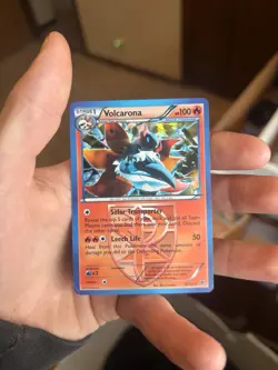 Pokemon TCG - Volcarona Plasma Blast 13/101 Cracked Ice Holo Rare - Nm - Image 1