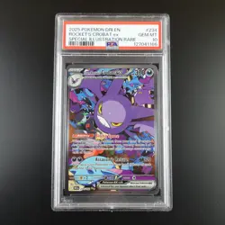 PSA 10 Team Rocket's Crobat ex 234/182 Pokemon Destined Rivals Full Art Graded - Image 1