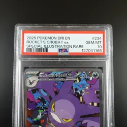 PSA 10 Team Rocket's Crobat ex 234/182 Pokemon Destined Rivals Full Art Graded - Image 2