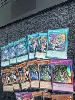 Yugioh Dracotail Deck Core Super Rares And Rares 17 Cards - Image 3
