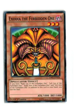 Yu-Gi-Oh! Exodia the Forbidden One LDK2-ENY04 1st Edition - LP-NM - Image 1