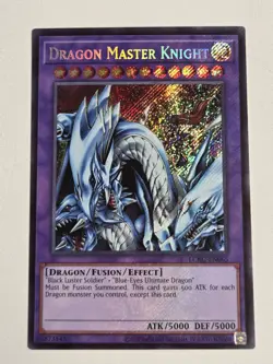 Dragon Master Knight LCKC-EN065 Secret Rare Yugioh Legendary Collection Kaiba NM - Image 1